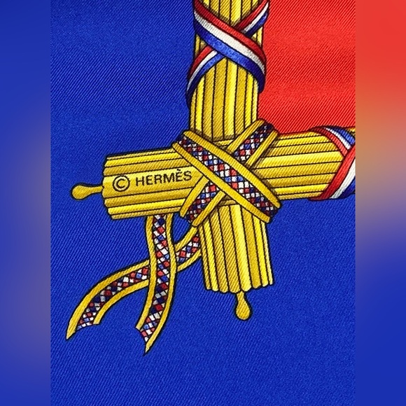 Hermes Vinatge Scarf 1789 Carre 90 By Joachim Metz - Picture 3 of 16